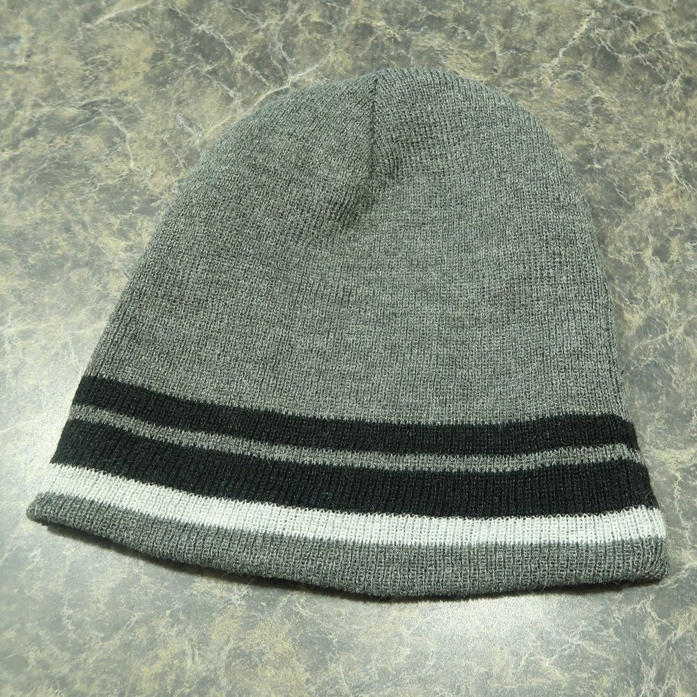 Men's Black/Gray Beanie